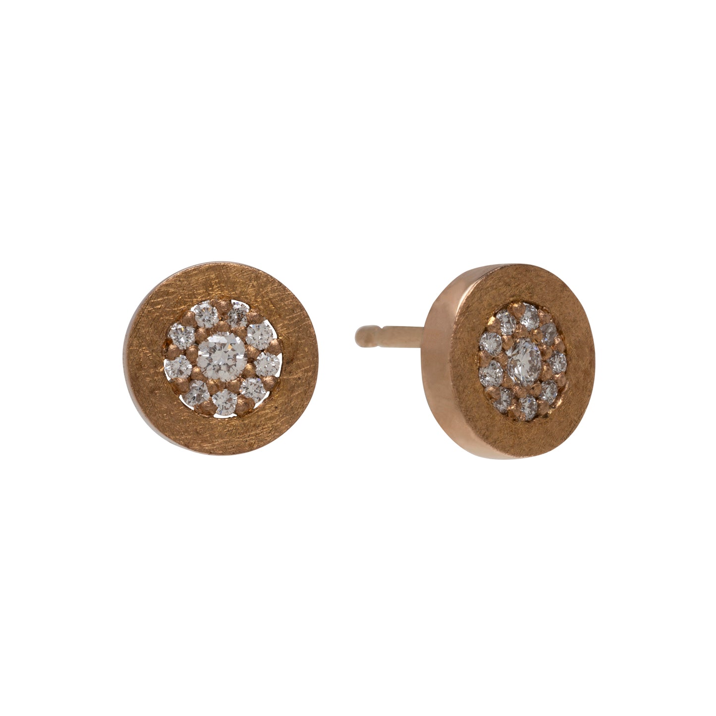 Rose Valve Earrings 0.18ct