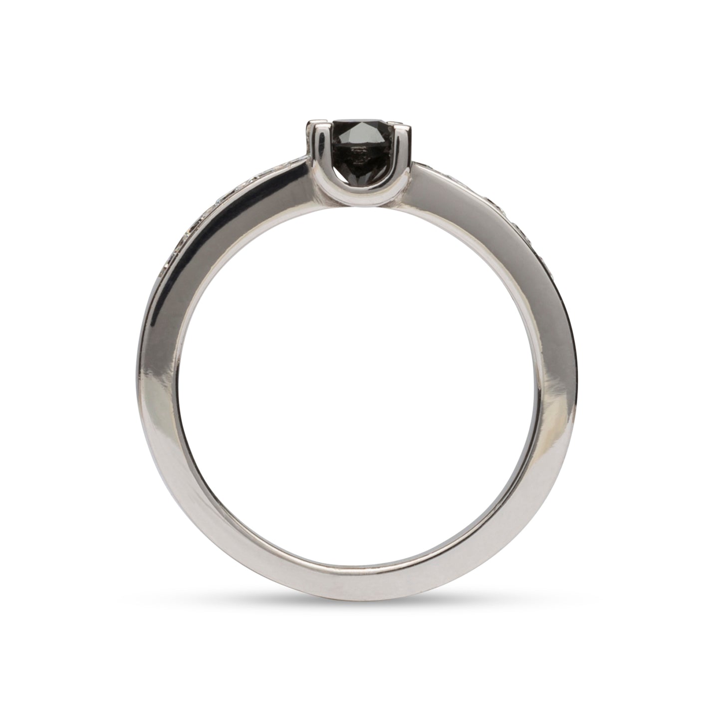 Anillo Cisne Black Diamond