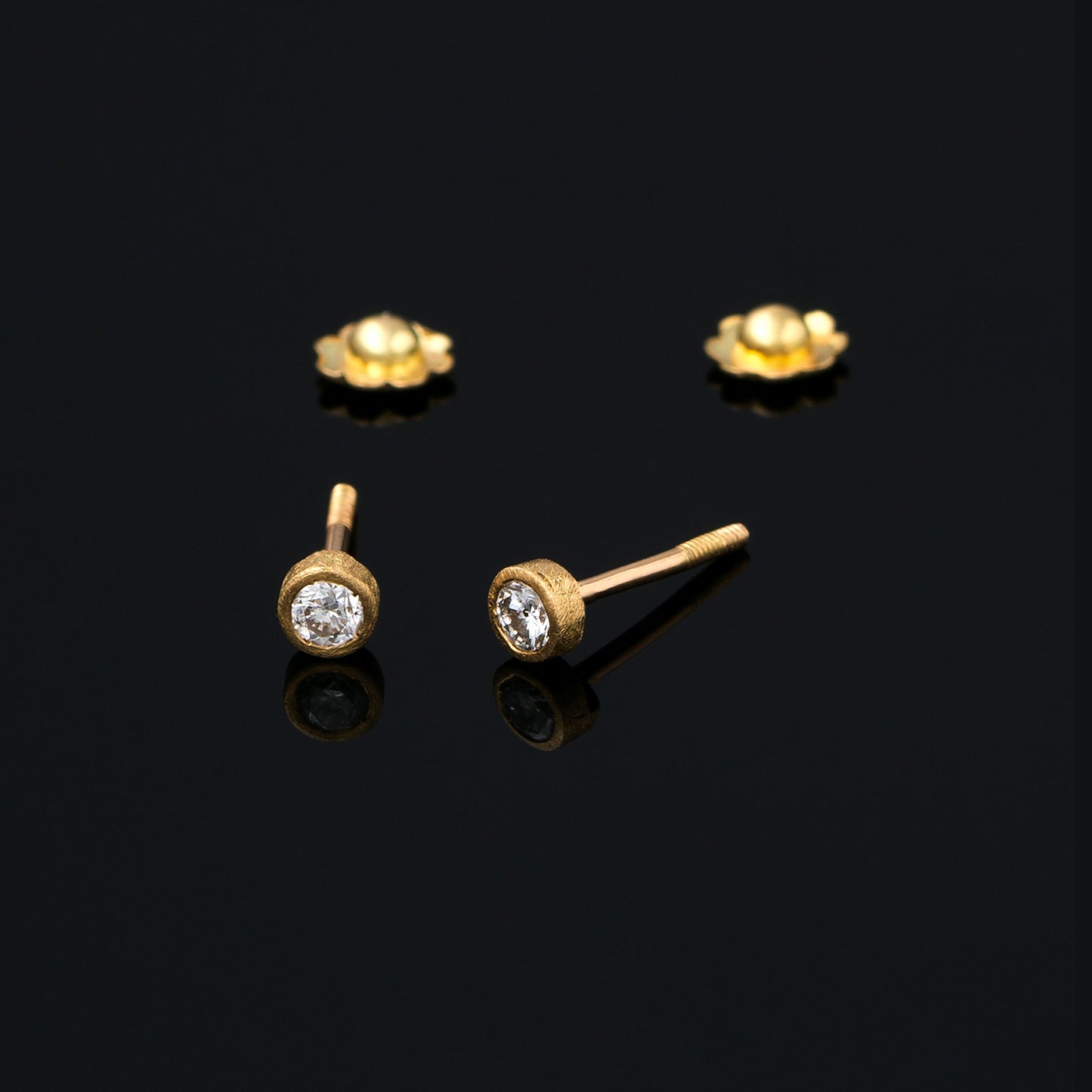 Arracades de Nadó Bouton Groc