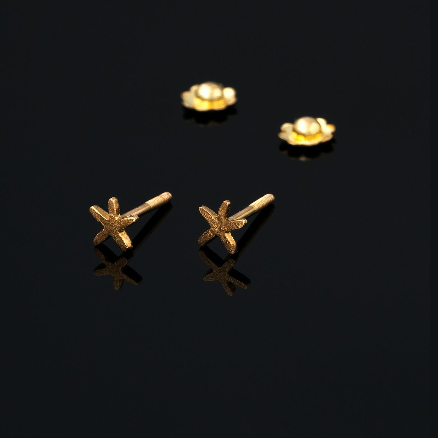 Yellow Étoile Baby Earrings
