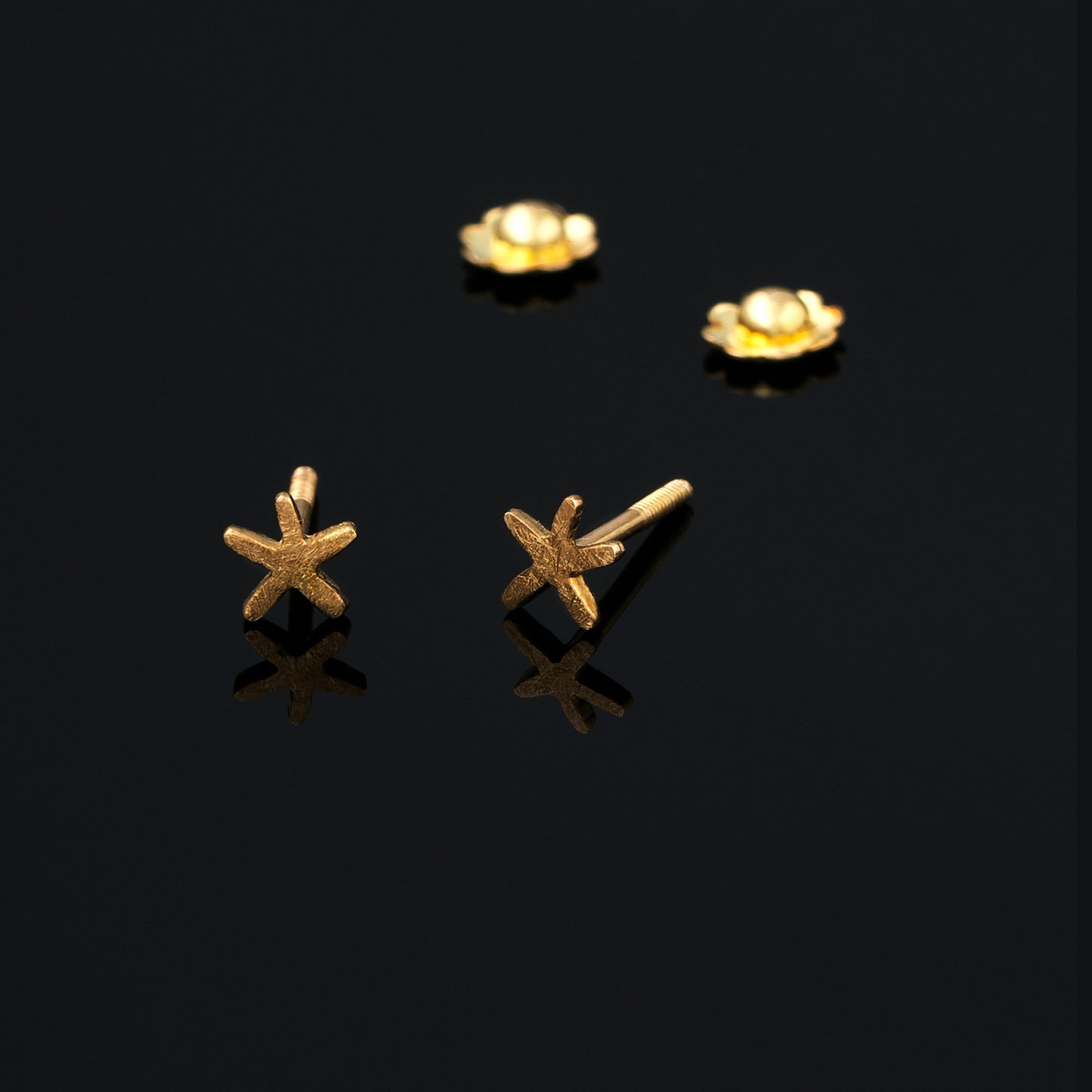 Yellow Étoile Baby Earrings