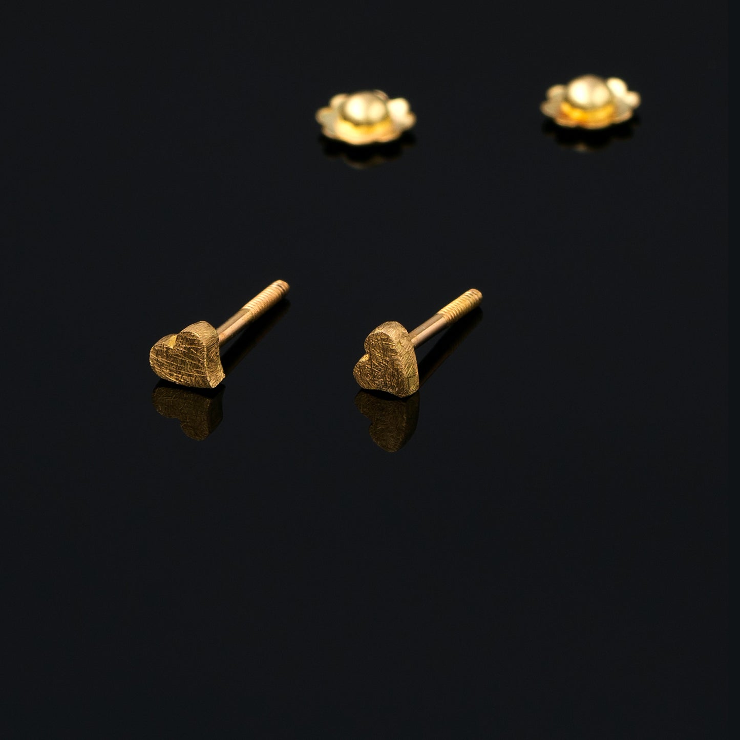 Baby Coeur Yellow Earrings