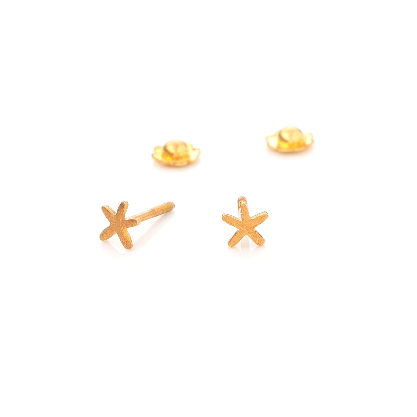 Yellow Étoile Baby Earrings