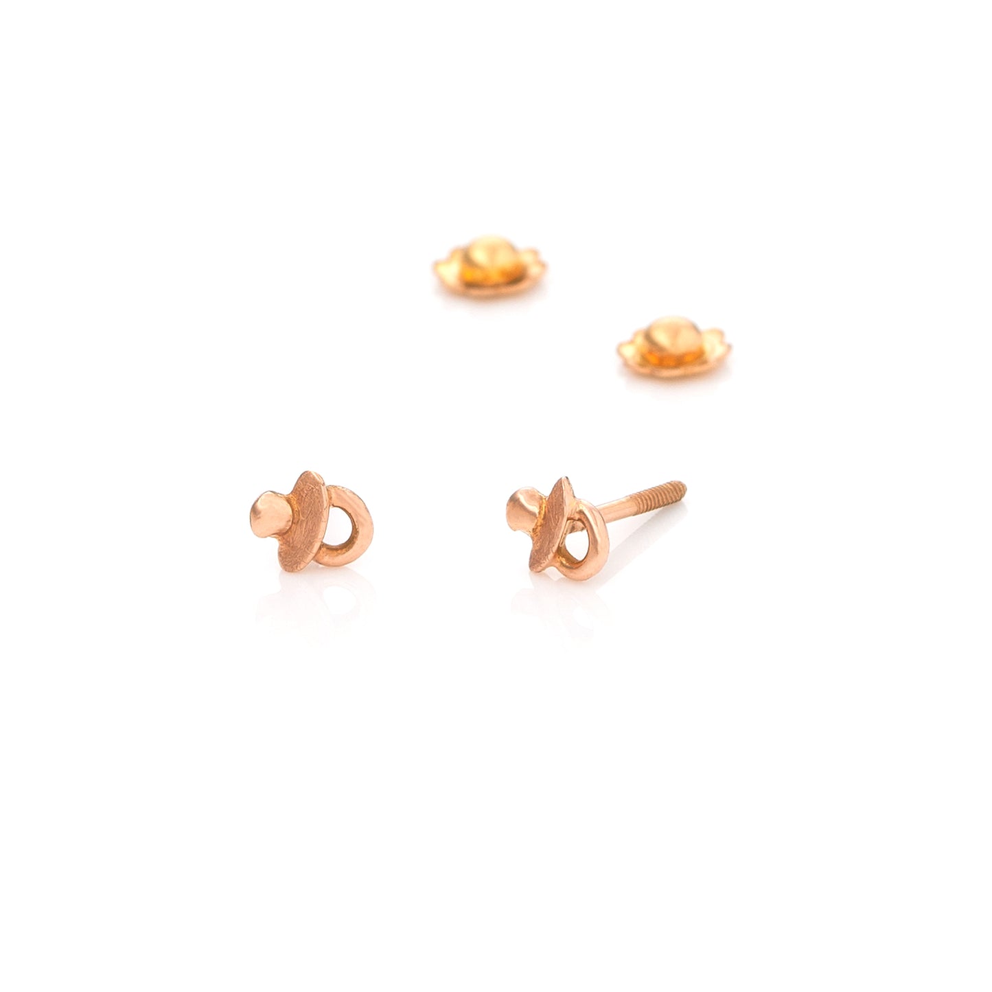 Yellow Doudou Baby Earrings