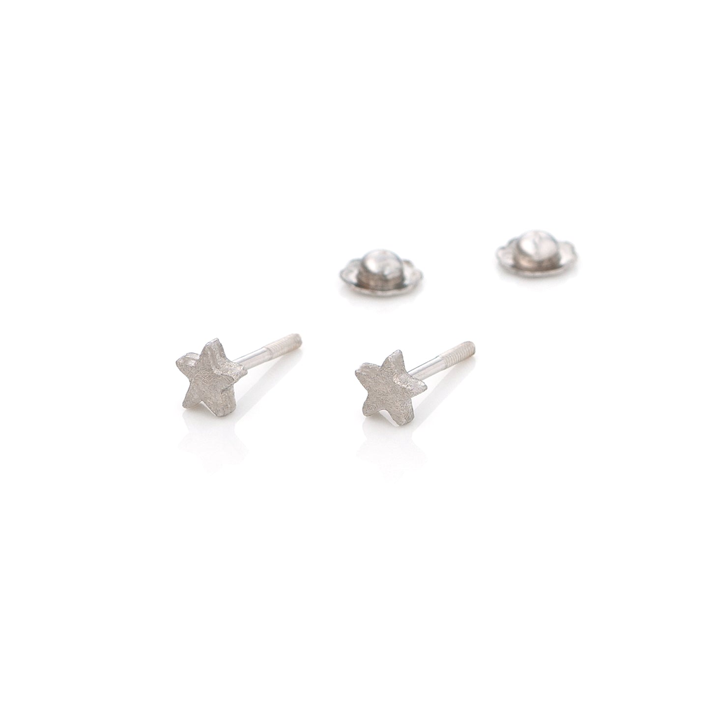 Stella White Baby Earrings
