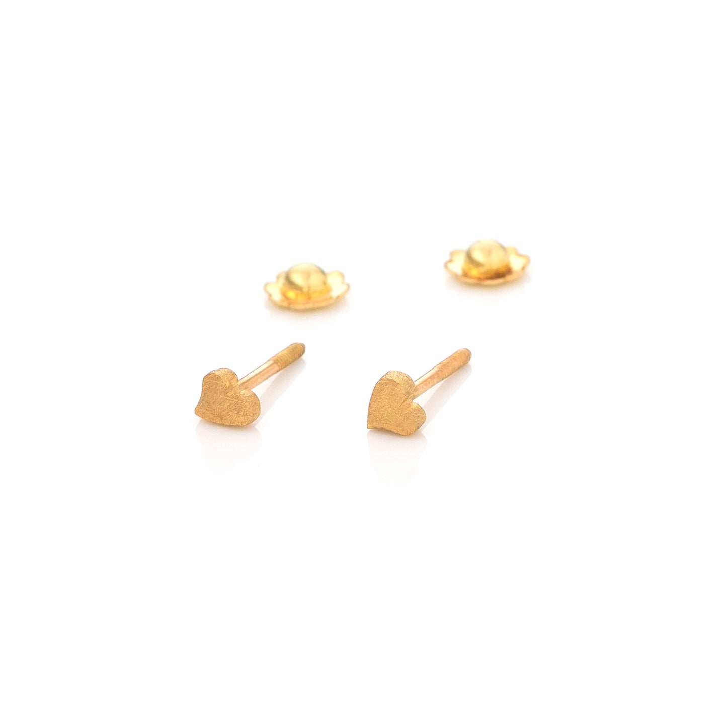 Baby Coeur Yellow Earrings