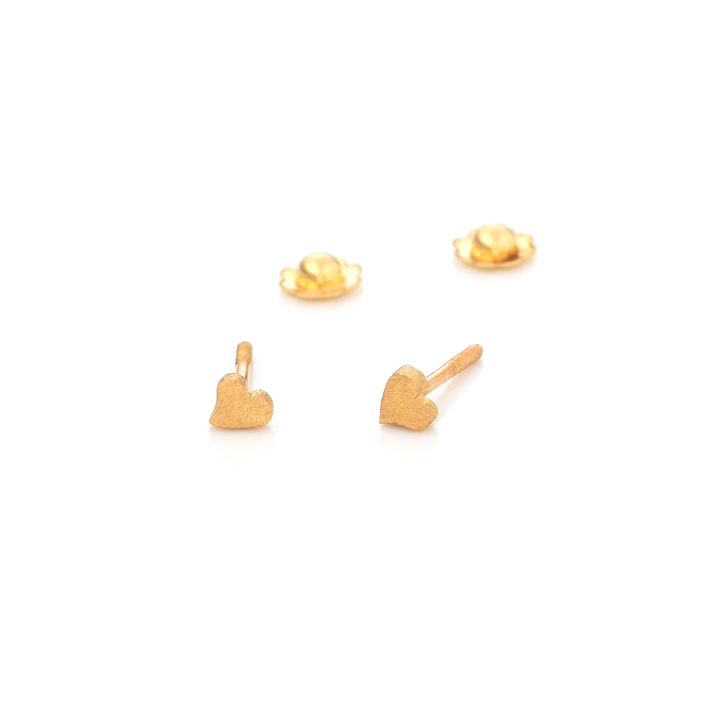 Baby Coeur Yellow Earrings