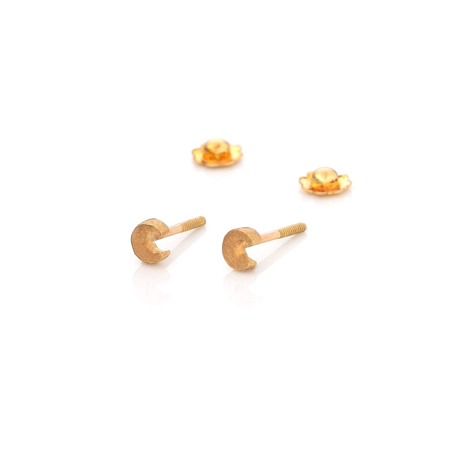 Petite Lune Baby Earrings Yellow