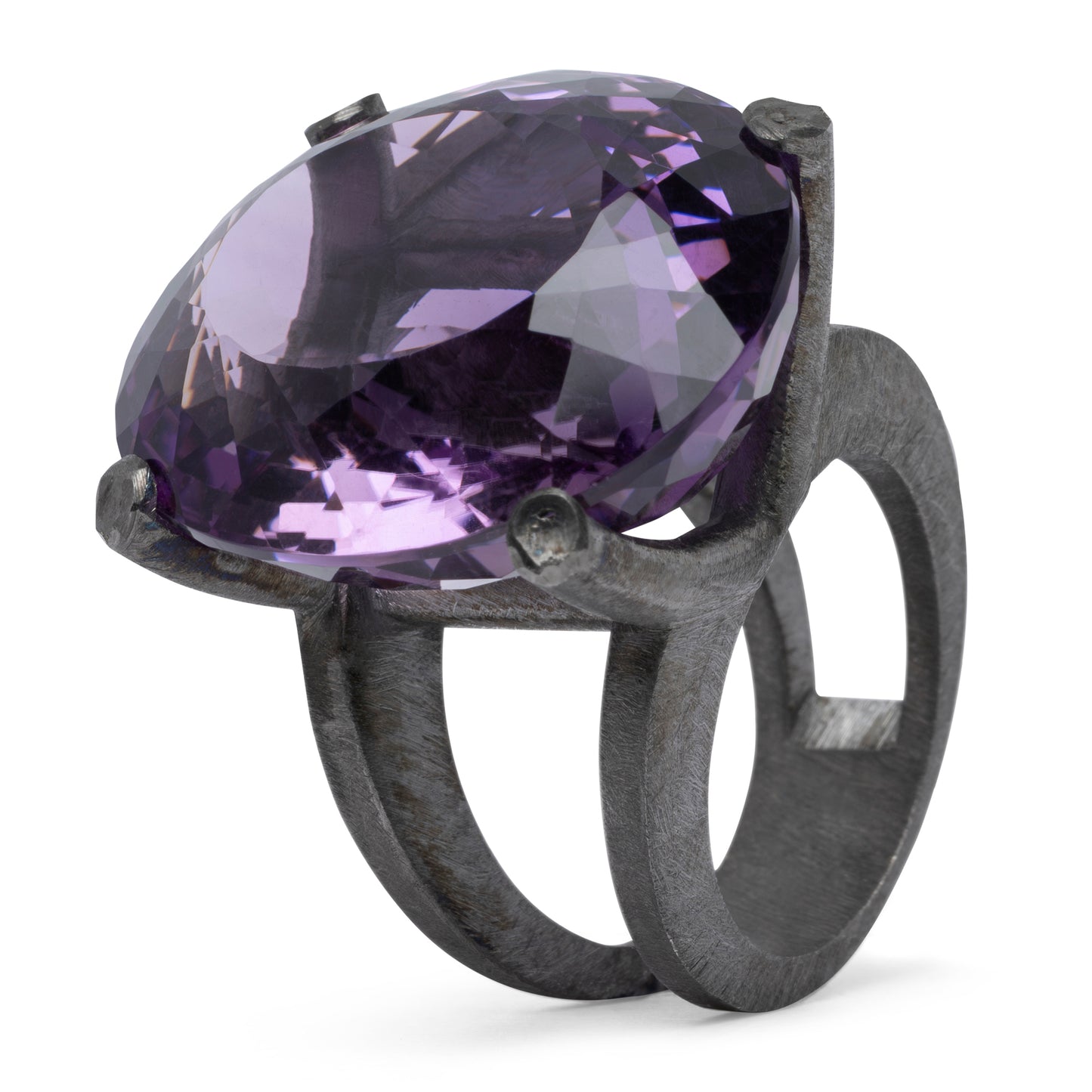 White Navy Ring