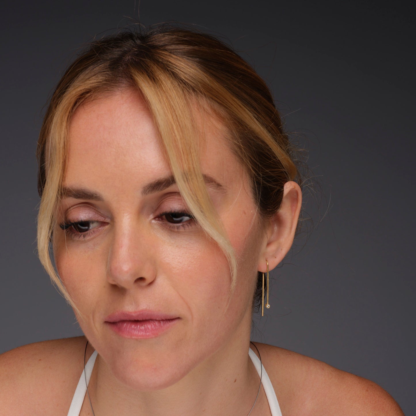 Yellow Nude Earrings 
