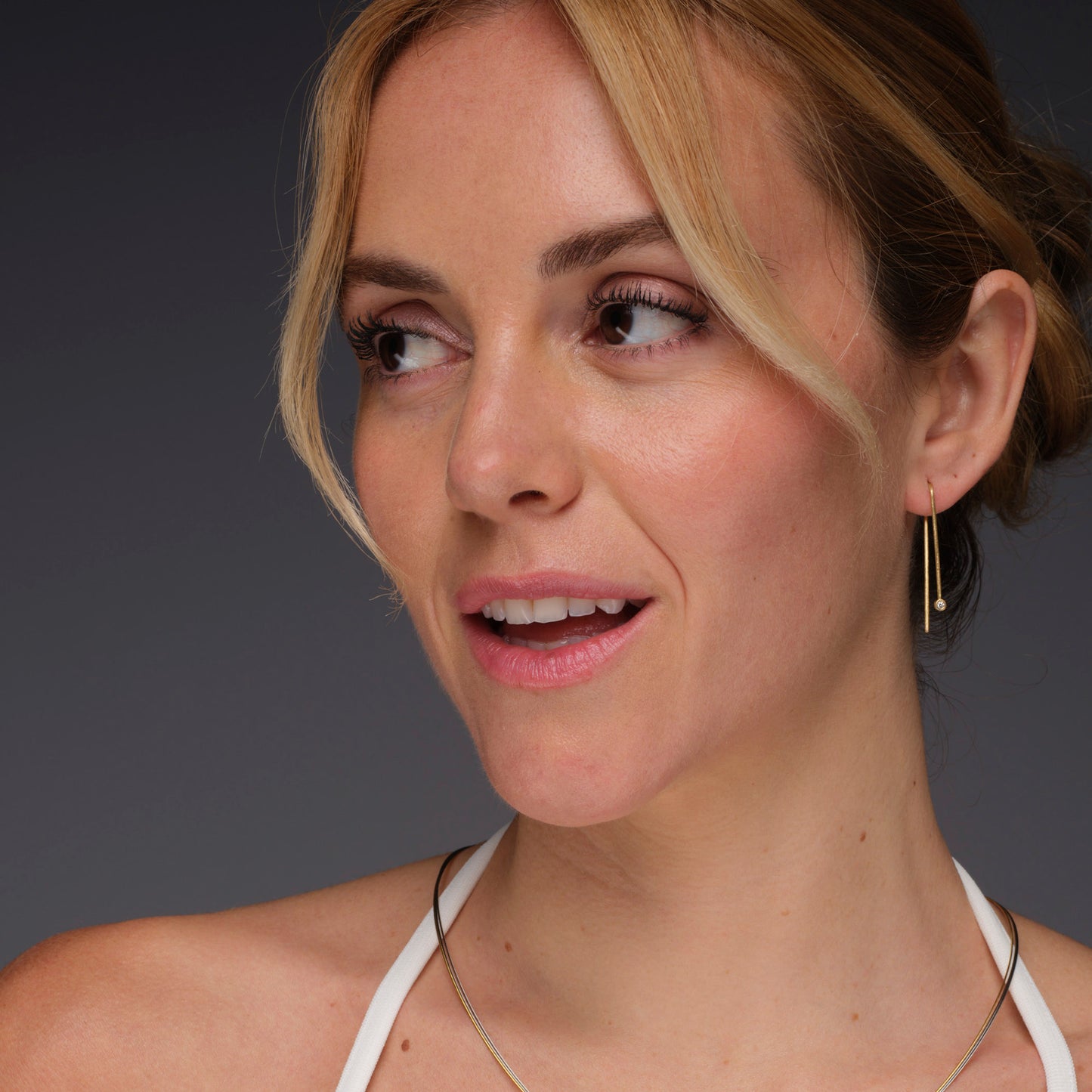 Yellow Nude Earrings 