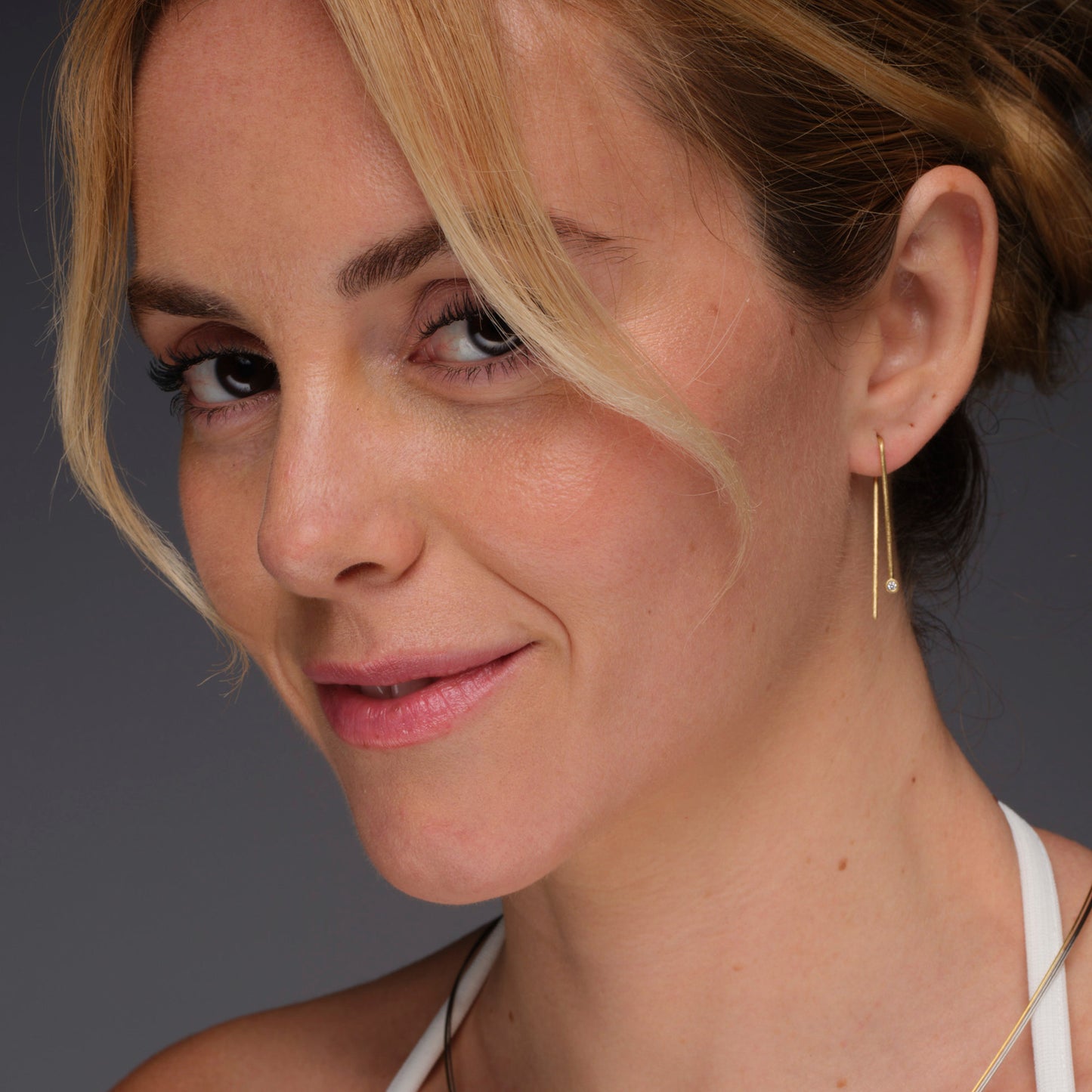 Yellow Nude Earrings 